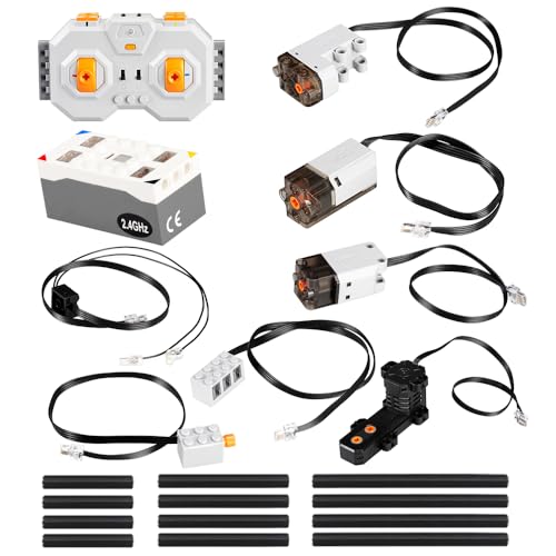 CaDA Technik Multifunktions-Power-Motor-Technik-Set, 1 M Motor, 1 L Motor, 1 Servomotor, 1 Mikromotor, 1 Monstermotor und weitere Teile für Verschiedene Klemmbausteine Auto für Erwachsene CaDA Technik Multifunktions-Power-Motor-Technik-Set, 1 M Motor, 1 L Motor, 1 Servomotor, 1 Mikromotor, 1 Monstermotor und weitere Teile für Verschiedene Klemmbausteine Auto für Erwachsene von CaDA
