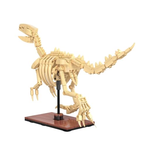 CaDA Velociraptor (256 Teile) - C59014W - Skelett aus Klemmbausteinen von einem Velociraptor von CaDA