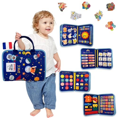 Cabanel - Lern- und Sensorikbretter auf Französisch – Lernspielzeug für Jungen und Mädchen – Lernen für Kinder von 2 3 4 5 6 Jahren – Montessori Methode – Version 2025 Cabanel - Lern- und Sensorikbretter auf Französisch – Lernspielzeug für Jungen und Mädchen – Lernen für Kinder von 2 3 4 5 6 Jahren – Montessori Methode – Version 2025 von Cabanel