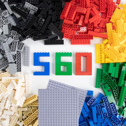 Cabeeskii 560 Classic Bausteine Set, Gemischt Steine in 7 Maße 8 Farben Klassische Bausteine Nachfüllpacks, kompatibel mit Allen führenden Marken, Bunt Basic Bricks, für Kinder & MOC-Liebhaber Cabeeskii 560 Classic Bausteine Set, Gemischt Steine in 7 Maße 8 Farben Klassische Bausteine Nachfüllpacks, kompatibel mit Allen führenden Marken, Bunt Basic Bricks, für Kinder & MOC-Liebhaber von Cabeeskii