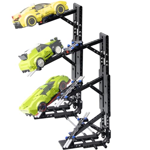 Präsentationsständer, kompatibel mit LEGO Speed Champion-Autos, verbessertes 3-stöckiges Auto-Vitrinen-Regal (Autos nicht im Lieferumfang enthalten), Display-Bauset für Kinder, Jungen und Mädchen von Cabeeskii