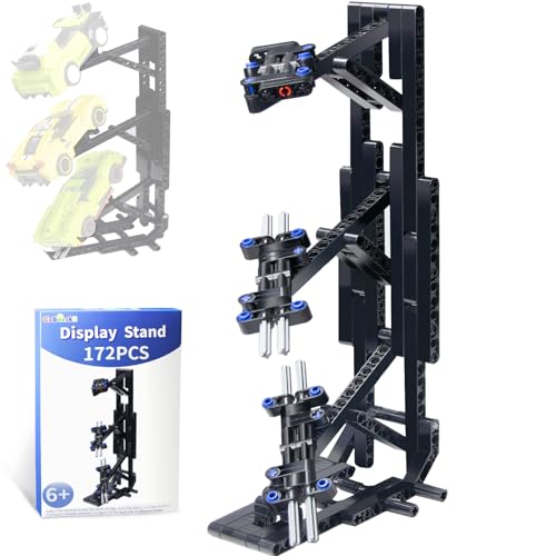 Präsentationsständer für Lego Speed Champion Autos, verbesserte 3-lagige Autoständer-Sets, Auto-Display-Bauset, für Auto-Display (Autos Nicht im Lieferumfang enthalten) von Cabeeskii
