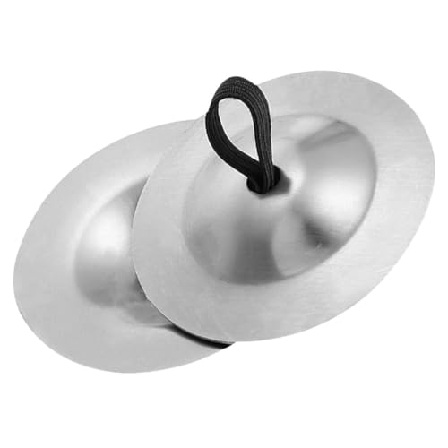 Cabilock 1 Paar Silberne Fingerzimbeln Jungen und Mädchen Becken Instrumente Schlaginstrumente für Kinder für Bauchtanzpartys Musikspielen Cabilock 1 Paar Silberne Fingerzimbeln Jungen und Mädchen Becken Instrumente Schlaginstrumente für Kinder für Bauchtanzpartys Musikspielen von Cabilock