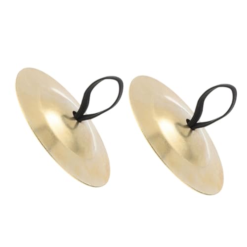 Cabilock 1 Paar Kleiner Finger -Becken Tanz Becken Funning Finger Becken Musikinstrument Cabilock 1 Paar Kleiner Finger -Becken Tanz Becken Funning Finger Becken Musikinstrument von Cabilock