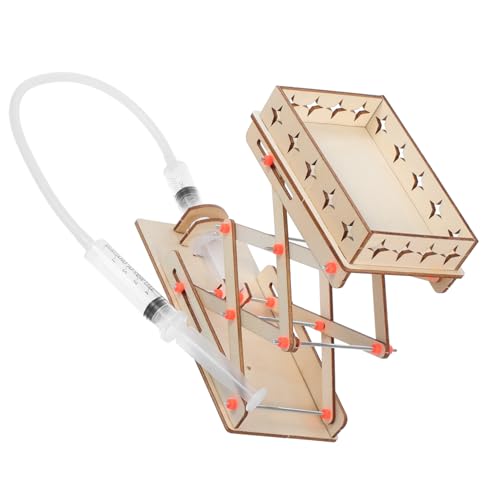 Cabilock 1 Satz DIY Hydraulik Lift Modellset für Holz Labor Jack für Wissenschaftsexperimente Kreatives Lernspielzeug für Zuhause und Schule Bildungsprojekt für Junge von Cabilock
