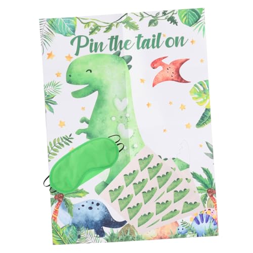 Cabilock 1 Satz Dinosaurier-Geburtstagsparty Dinosaurierspielzeug Auseinander Nehmen Transporter Wandteppiche Dinosaurier-stickerbuch Kleiner Dinosaurier Dinosaurierkostüm Papier von Cabilock