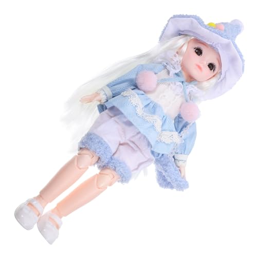 Cabilock 1 Satz Gelenkpuppen mit Kleidung Schuhen Hut und Schultertasche Niedliche Cartoonpuppe für Kreatives Fördert Fantasie Cabilock 1 Satz Gelenkpuppen mit Kleidung Schuhen Hut und Schultertasche Niedliche Cartoonpuppe für Kreatives Fördert Fantasie von Cabilock