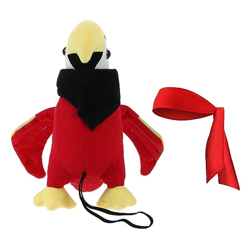 Cabilock 1 Satz Halloween-piratenpapagei Auf Der Schulter, Papageien-piratenkostüm, Verkleidungszubehör, Piraten-Bandana von Cabilock