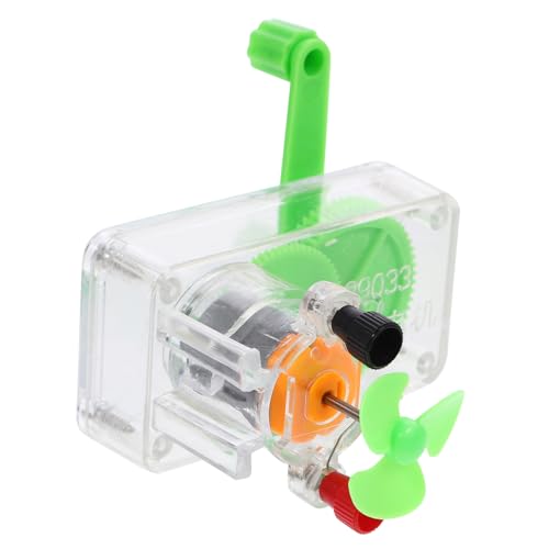 Cabilock 1 Satz Handgenerator Handkurbel Stromgenerator Tragbarer Generator Manueller Generator Stromgenerator Kurbelgenerator Elektrischer Generator Wissenschaftliche Experimente von Cabilock