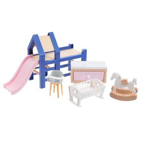 Cabilock 1 Satz Miniatur Rutsche Hocker Rollenspiel Möbel für Puppenhaus Teiliges Zarten Farben Cabilock 1 Satz Miniatur Rutsche Hocker Rollenspiel Möbel für Puppenhaus Teiliges Zarten Farben von Cabilock