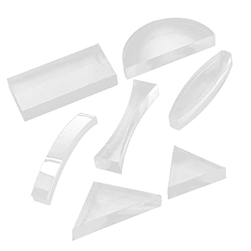 Cabilock 1 Satz Optisches Linsenset Konvexe Linse Konkav Schulwissenschaftsexperimente Optical Prism Lernhilfen Für Experimente Optische Linse Für Den Unterricht Glas Transparent 7 Stück Cabilock 1 Satz Optisches Linsenset Konvexe Linse Konkav Schulwissenschaftsexperimente Optical Prism Lernhilfen Für Experimente Optische Linse Für Den Unterricht Glas Transparent 7 Stück von Cabilock