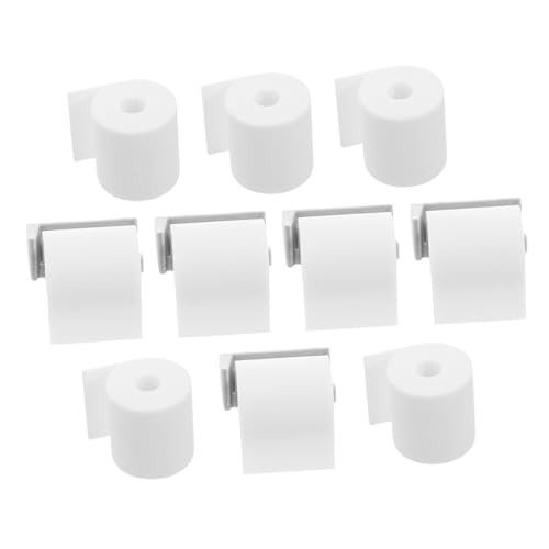 Cabilock 1 Satz Papierrollenmodell Zubehör für Puppenhäuser Puppenhauszubehör Mini-Toilettenpapier Puppenhaus -Toilettenpapierstand Dollhouse Tissue Organizer Badezimmerzubehör Plastik Weiß Cabilock 1 Satz Papierrollenmodell Zubehör für Puppenhäuser Puppenhauszubehör Mini-Toilettenpapier Puppenhaus -Toilettenpapierstand Dollhouse Tissue Organizer Badezimmerzubehör Plastik Weiß von Cabilock