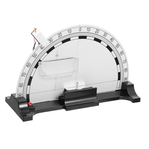 Cabilock 1 Satz Reflexionsbrechung Demonstrator lehrreich Klassenzimmer Spiegelung Lehre Prismen Prisma Demonstrator Lehrhilfsmittel Lehrinstrument Brechungsdemonstrator Metall Weiß von Cabilock