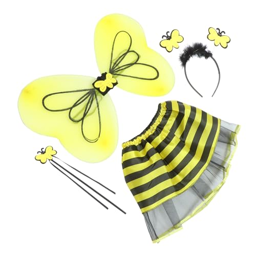 Cabilock 1 Satz Schmetterlingsflügel eingestellt Haarzubehör Mädchenkostüm Mädchen Kleidung feenrock Fairy Skirt Kinderparty Kinderkostüm Kleid Engelsflügel für Plastik Yellow Cabilock 1 Satz Schmetterlingsflügel eingestellt Haarzubehör Mädchenkostüm Mädchen Kleidung feenrock Fairy Skirt Kinderparty Kinderkostüm Kleid Engelsflügel für Plastik Yellow von Cabilock