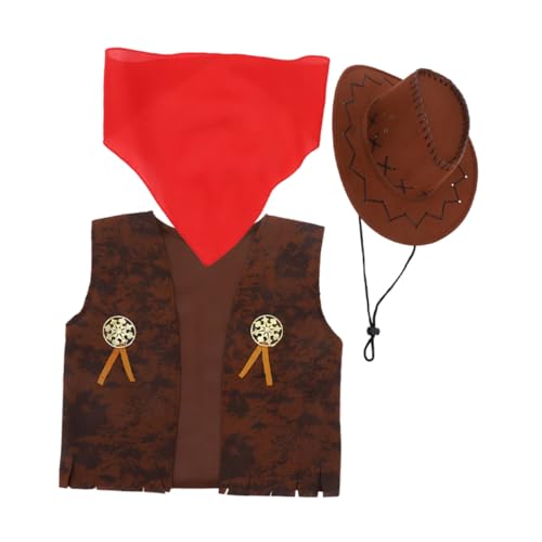 Cabilock 1 Satz Teiliges Outfit mit Bandana Hut und Weste Halloween Karneval Cosplay und Themenpartys Cabilock 1 Satz Teiliges Outfit mit Bandana Hut und Weste Halloween Karneval Cosplay und Themenpartys von Cabilock
