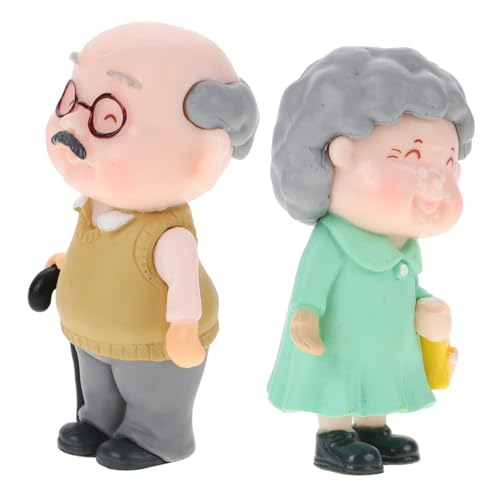 Cabilock 1 Satz Tortendekoration Diy Kuchenornament für Alte Leute Figuren als Dessertdeko für Hochzeiten und Jubiläen von Cabilock