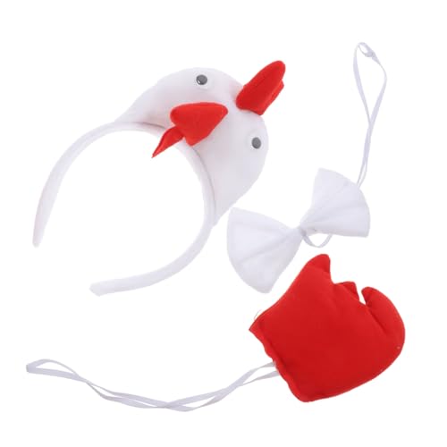 Cabilock Halloween-huhn-requisiten-set Tier-stirnband Hühnerkostüm- -accessoire Für Tier-themen-events Für von Cabilock