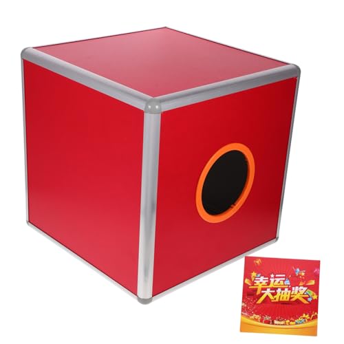Cabilock 1 Stück Karton Lotterie-Box Bürozubehör Lotteriebehälter Lotteriefall Kommentar Box Briefkasten Mit Schloss Vorschlagsbox Wahlurne Werbekiste. Aluminiumlegierung. Acryl von Cabilock