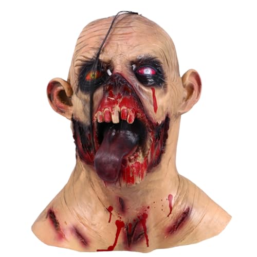 Cabilock 1 Stück Teuflische Halloween Maske für Grusel und Kostümpartys Atemberaubende Realistische Dämonenmaske für Karneval und Maskerade Cabilock 1 Stück Teuflische Halloween Maske für Grusel und Kostümpartys Atemberaubende Realistische Dämonenmaske für Karneval und Maskerade von Cabilock