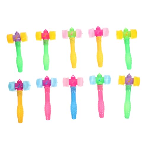 Cabilock Quietschender Hammer Für Kinder 10 Stück Kinderspielzeug Schlagspielzeug Babyspielzeug Pädagogischer Hammer von Cabilock