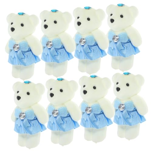Cabilock 10 Stück Blumenstrauß dekorative Bärenpuppe tragen Plüsch Mini puppenaugen spielzeuge weicher Stoffbär Bärenpuppe im Schlafzimmer Süßes Stofftier Schaum Sky-Blue Cabilock 10 Stück Blumenstrauß dekorative Bärenpuppe tragen Plüsch Mini puppenaugen spielzeuge weicher Stoffbär Bärenpuppe im Schlafzimmer Süßes Stofftier Schaum Sky-Blue von Cabilock