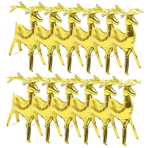Cabilock 10 Stück Elch Folienballons Ballon-tier-kit Ballonbogen Karikatur Heliumtanks Für Ballons Konfetti Rentier Folienballon Feiertagsballons Ballonständer Blase Aluminiumfolie Golden Cabilock 10 Stück Elch Folienballons Ballon-tier-kit Ballonbogen Karikatur Heliumtanks Für Ballons Konfetti Rentier Folienballon Feiertagsballons Ballonständer Blase Aluminiumfolie Golden von Cabilock