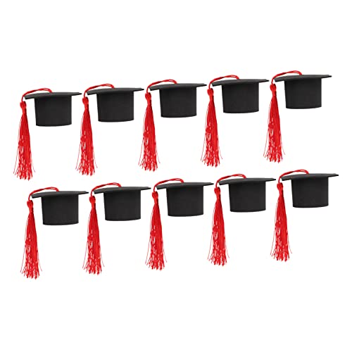 Cabilock 10 Stück Kuchen -Top -Kappe abschlussfeier graduation cap Mini-Abschlusskappe mit Quasten personalisiert Zu Babytragetuch bastelset Kuchen mit Abschlusskappe winzige Abschlusskappe Cabilock 10 Stück Kuchen -Top -Kappe abschlussfeier graduation cap Mini-Abschlusskappe mit Quasten personalisiert Zu Babytragetuch bastelset Kuchen mit Abschlusskappe winzige Abschlusskappe von Cabilock