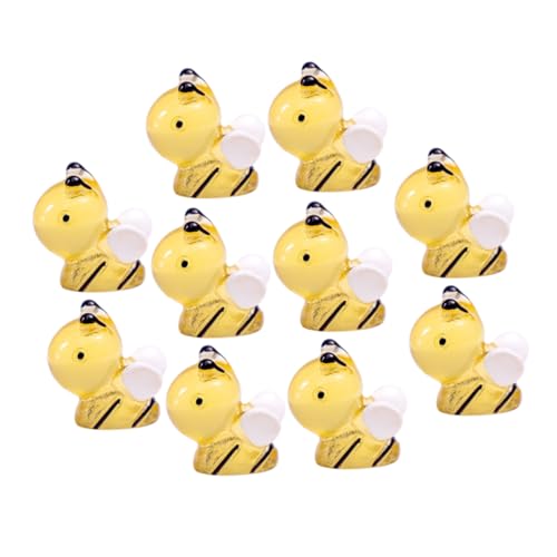 Cabilock 10 Stück Leuchtende Bienchen Figuren aus Harz Miniatur Bienen für Mikro Landschaftsdekoration Garten und Puppenhaus Langlebig und Realistisch für Kreative DIY Projekte Cabilock 10 Stück Leuchtende Bienchen Figuren aus Harz Miniatur Bienen für Mikro Landschaftsdekoration Garten und Puppenhaus Langlebig und Realistisch für Kreative DIY Projekte von Cabilock