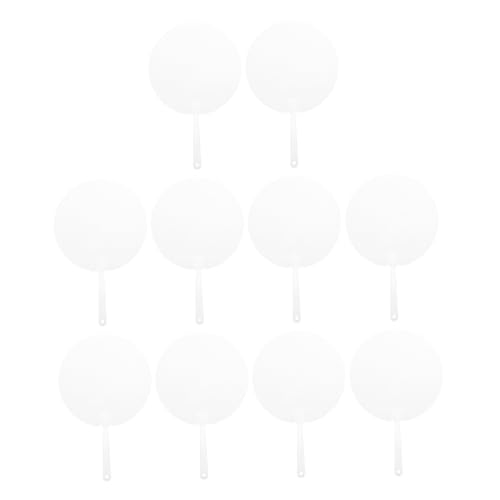 Cabilock 10 Stück Runde Transparente Handliche Blanko fächer Vielseitig Einsetzbar für DIY Tanzaufführungen Bühnen Partydeko Leichte Robuste Sommeraccessoires zum Mitnehmen Cabilock 10 Stück Runde Transparente Handliche Blanko fächer Vielseitig Einsetzbar für DIY Tanzaufführungen Bühnen Partydeko Leichte Robuste Sommeraccessoires zum Mitnehmen von Cabilock