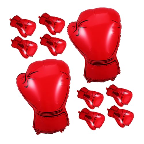 Cabilock 10 Stück Teiliges Aluminiumfolie Boxhandschuh Ballons Rot Langlebige Geburtstagsdeko für Jungen Wrestling Themen Party Gym Events Sportfeiern Selbstabdichtend Realistisch Designt Cabilock 10 Stück Teiliges Aluminiumfolie Boxhandschuh Ballons Rot Langlebige Geburtstagsdeko für Jungen Wrestling Themen Party Gym Events Sportfeiern Selbstabdichtend Realistisch Designt von Cabilock