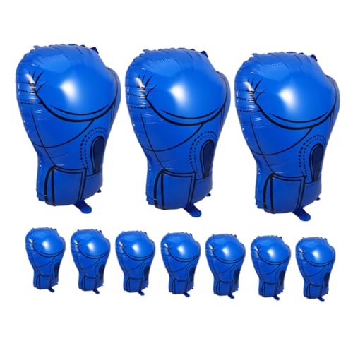 Cabilock 10 Stück Teiliges Aluminiumfolie Boxing Glove Ballons Starke Selbstsiegelnde Luftballons für Wrestling Boxparty Dekoration Sportliche Geburtstagsfeier Zubehör Blaue Handschuhform Cabilock 10 Stück Teiliges Aluminiumfolie Boxing Glove Ballons Starke Selbstsiegelnde Luftballons für Wrestling Boxparty Dekoration Sportliche Geburtstagsfeier Zubehör Blaue Handschuhform von Cabilock