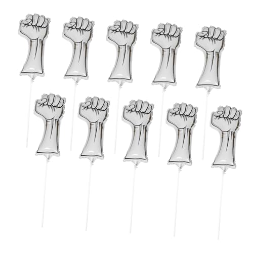 Cabilock 10 Stück Teiliges Aufblasbare Aluminium-folien-faustballons Tragbare Cheerleading-sticks Leicht und Vielseitig für Sportwettkämpfe Team-events und Lebendige Fan-unterstützung Cabilock 10 Stück Teiliges Aufblasbare Aluminium-folien-faustballons Tragbare Cheerleading-sticks Leicht und Vielseitig für Sportwettkämpfe Team-events und Lebendige Fan-unterstützung von Cabilock