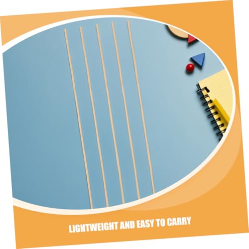 Cabilock 10 Stück Teiliges DIY Kite Kit Bambusflachstäbe Stabile Drachenstützen für Basteln und Outdoor Spiel Fördert Kreativität und Motorische Fähigkeiten von Cabilock