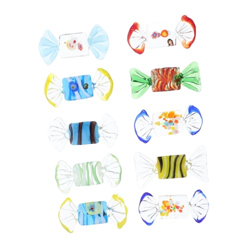 Cabilock 10 Stück Teiliges Set Handgefertigter Bunter Süßigkeitenornamente für Hochzeiten und Partys Einzigartige Vintage Dekoration für Zuhause und Events Langlebig und Farbenfroh von Cabilock