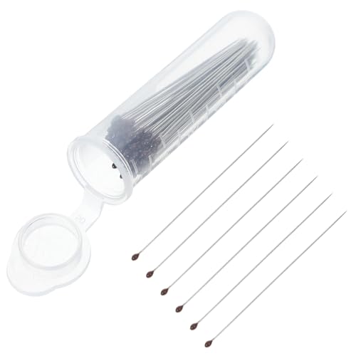 Cabilock 100 Stück Edelstahl Insektennadeln Präzisionsstifte für Entomologie Probenfixierung Langlebig Rostfrei zum Montieren und Konservieren von Schmetterlingen und Insekten von Cabilock