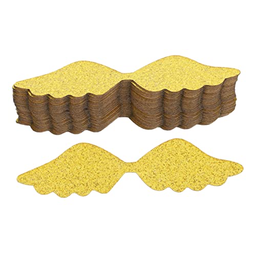 Cabilock 100 Stück Goldene Schokoladen Dekorflügel aus Hochwertigem Papier Leichte Kreative Cake Insert Adorns für Zauberer Motto Geburtstags und Hochzeitstorten Partydekoration Cabilock 100 Stück Goldene Schokoladen Dekorflügel aus Hochwertigem Papier Leichte Kreative Cake Insert Adorns für Zauberer Motto Geburtstags und Hochzeitstorten Partydekoration von Cabilock