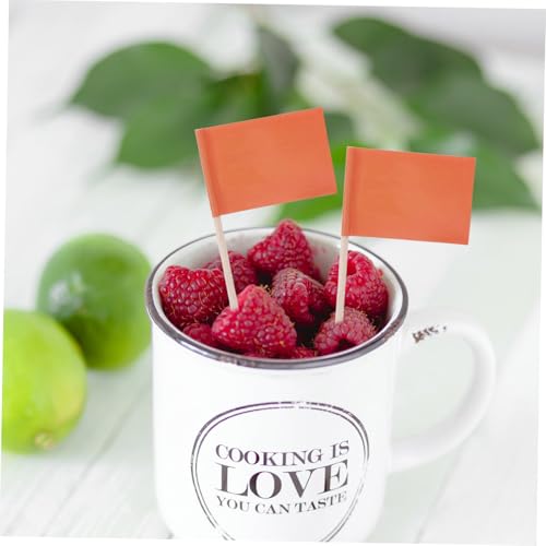 Cabilock 100 Stück Kleine Einfarbige Zahnstocher flaggen Orange Vielseitige Mini flaggen Picker für Party Obst Kuchen Dekoration Essensauswahl Cupcake topper Tragbar und Installieren Cabilock 100 Stück Kleine Einfarbige Zahnstocher flaggen Orange Vielseitige Mini flaggen Picker für Party Obst Kuchen Dekoration Essensauswahl Cupcake topper Tragbar und Installieren von Cabilock