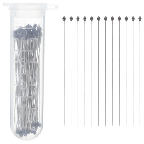 Cabilock 100 Stück Probenfixierungsstift Anzeige Festsetzung Ersatz Montage Entomologie Schmetterling Flügel Werkzeug montieren Führung Bausatz Insekt Rostfreier Stahl Silver von Cabilock