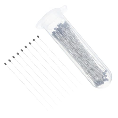 Cabilock 100 Stück Probenfixierungsstift Festsetzung Bausatz Entomologie Insekt Flügel Montage Anzeige Ersatz Schmetterling montieren Werkzeug Führung Rostfreier Stahl Silver von Cabilock