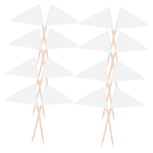 Cabilock 100 Stück Weiße Zahnstocher Flags Kleine Dreieckige Mini Fahnen Dekorative Food Label für Obst Cupcakes Partys Vielseitige Markierung und Stilvolle Essensdeko Cabilock 100 Stück Weiße Zahnstocher Flags Kleine Dreieckige Mini Fahnen Dekorative Food Label für Obst Cupcakes Partys Vielseitige Markierung und Stilvolle Essensdeko von Cabilock