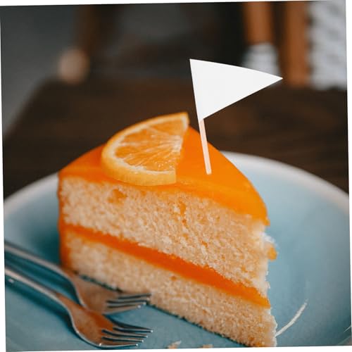 Cabilock 100 Stück Weiße Zahnstocherflaggen Dreieckige Kleine Cake Topper für Obst Kuchen Lebensmittelkennzeichnung Partydekoration aus Sicheren Ungiftigen Materialien Cabilock 100 Stück Weiße Zahnstocherflaggen Dreieckige Kleine Cake Topper für Obst Kuchen Lebensmittelkennzeichnung Partydekoration aus Sicheren Ungiftigen Materialien von Cabilock