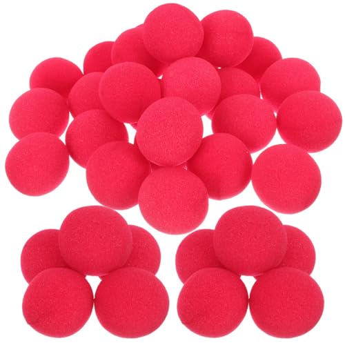 Cabilock 50mm Rot Clown Nase Schwamm 100pcs Set Karneval Party Dekorative Clown Requisiten Leichte Wiederverwendbare von Cabilock