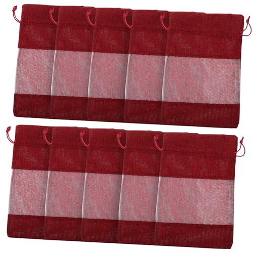 Cabilock 10St Sackleinen-Süßigkeiten-Tasche Sackleinenbeutel Taschen Versiegelung Organzabeutel groß Jutebeutel aufbewahrungssack storage pockets kleine Sackleinen kleine Geschenktüten Cabilock 10St Sackleinen-Süßigkeiten-Tasche Sackleinenbeutel Taschen Versiegelung Organzabeutel groß Jutebeutel aufbewahrungssack storage pockets kleine Sackleinen kleine Geschenktüten von Cabilock