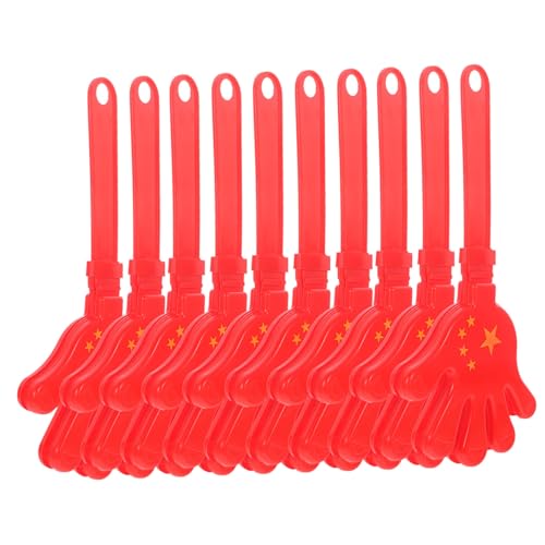 Cabilock 10pcs Flagge Hand Klatscher Rot Chinesischen Nationalen Flagge Party Gefälligkeiten für Geburtstag Sport Spiele von Cabilock