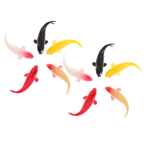 Cabilock 10 Stück Mini-fischmodelle Für Aquarium-Dekoration Fischornamente Aus Kunstharz Realistische Miniatur-Aquarium-Dekoration Bunte Fische Für Aquarium von Cabilock