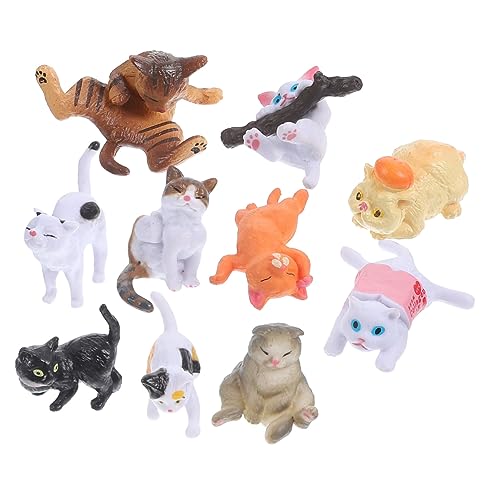 Cabilock 10st Schlafende Katzenstatue Partyzubehör Für Katzen Figur Mini-katzenmodell Kätzchen Dekorationen Puppenhaus-katzenstatuen Mini-Katzen- Bonsai-Dekoration Winzige Tiere PVC Cabilock 10st Schlafende Katzenstatue Partyzubehör Für Katzen Figur Mini-katzenmodell Kätzchen Dekorationen Puppenhaus-katzenstatuen Mini-Katzen- Bonsai-Dekoration Winzige Tiere PVC von Cabilock