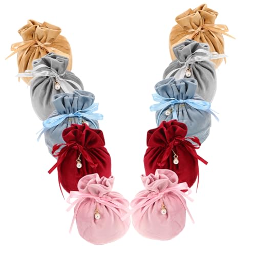 Cabilock 10stücke Schmuckbeutel Aus Samt Mit Kordelzug Kleine Samtbeutel Beutel Für Schmuck Münzbeutel Aus Beutel Für Süßigkeitenverpackungen Für Hochzeitsgeschenke Geldbörsen Zur von Cabilock