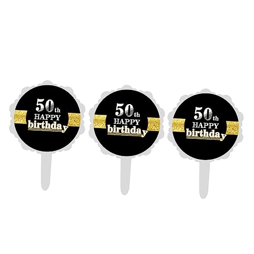 Cabilock 12 Stück Kuchen Picker Zum Geburtstag Cupcake Topper Kuchen Topper Zum Geburtstag von Cabilock