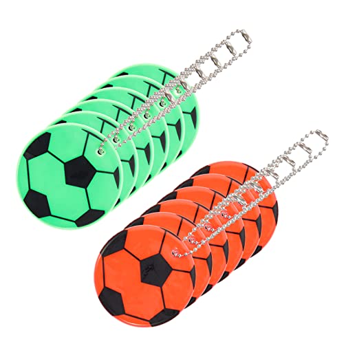 Cabilock 12 Stück Teiliges Fußball Reflexionsanhänger Stylische Mitgebsel für Kindergeburtstagsfeiern Rucksack Charms Orange und Grün für Fußball Themenpartys Cabilock 12 Stück Teiliges Fußball Reflexionsanhänger Stylische Mitgebsel für Kindergeburtstagsfeiern Rucksack Charms Orange und Grün für Fußball Themenpartys von Cabilock