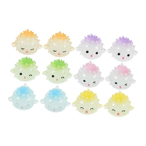 Cabilock 12 Stück Teiliges Miniatur Flaschenfisch Resin Bunte Meerestiere Figuren für DIY Terrarium Garten und Aquarium Dekoration Stabile Kunstharz Skulpturen für Ozeanisches von Cabilock